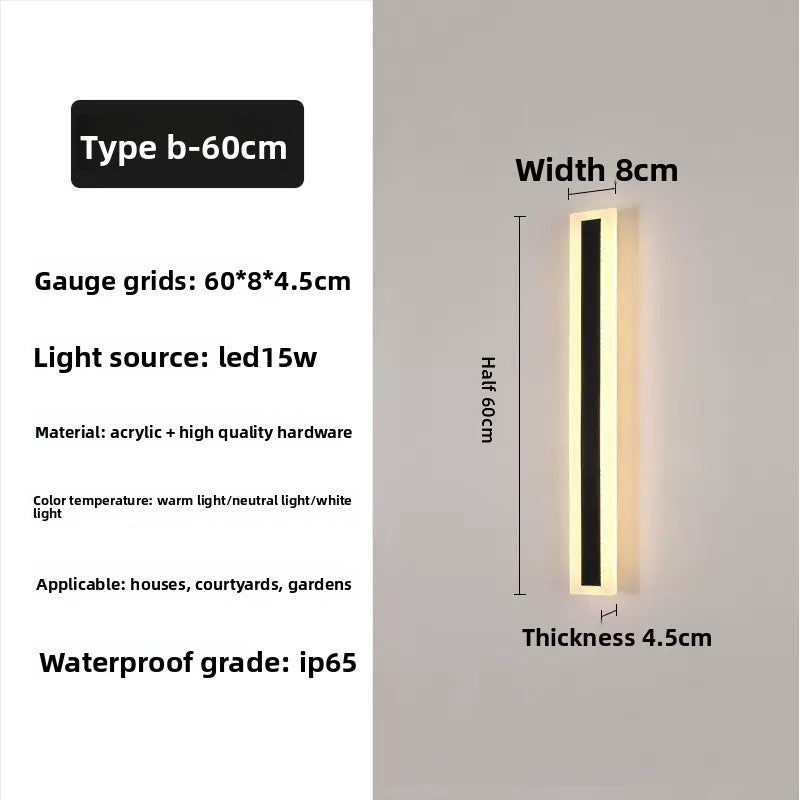Waterproof Outdoor LED Wall Light for Exterior Illumination