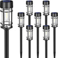 Solar Garden Path Light – Vintage Tungsten Glow Outdoor Stake Lamp