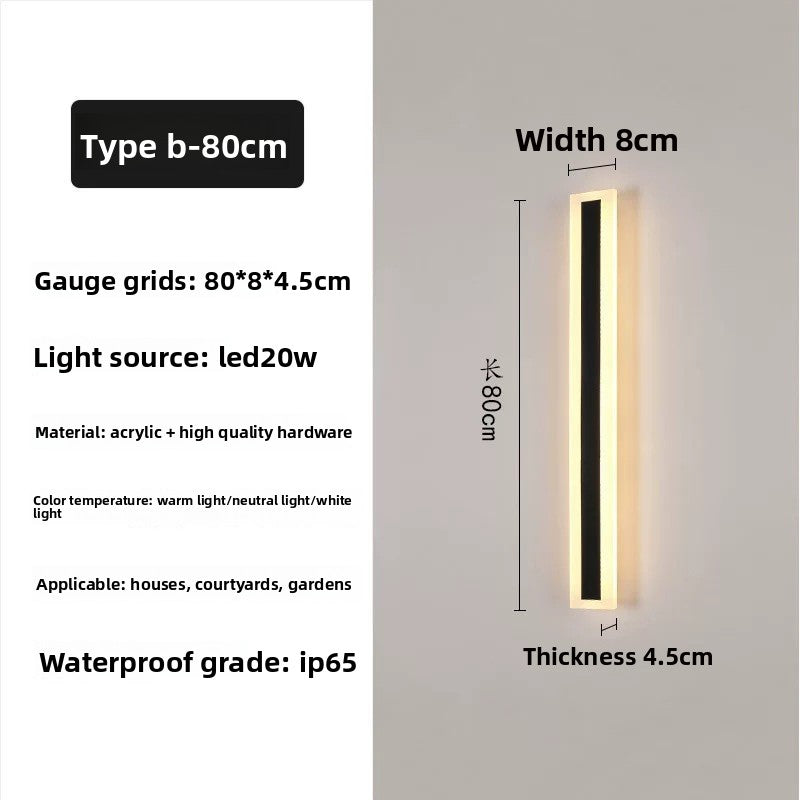 Waterproof Outdoor LED Wall Light for Exterior Illumination