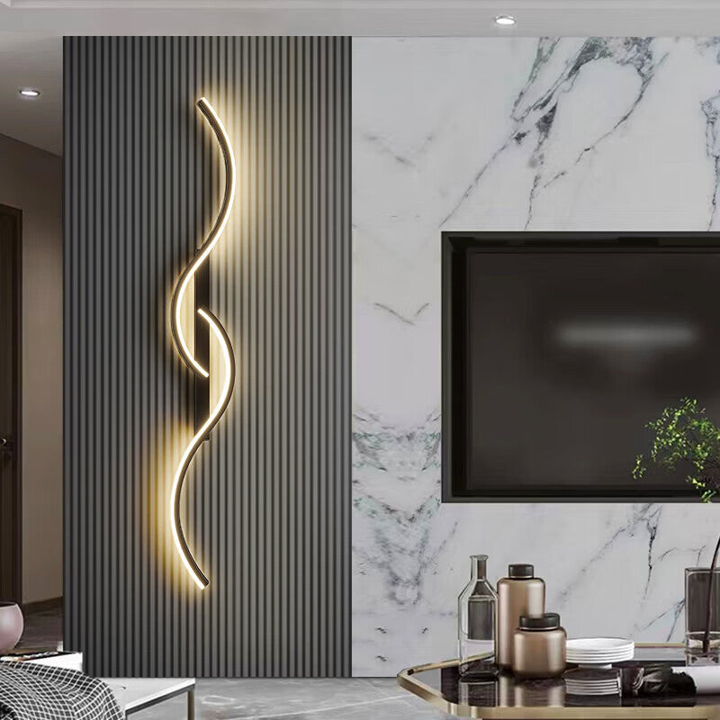 Modern Minimalist Rechargeable Wall Lamp with Magnetic Base for Bedroom Living Room