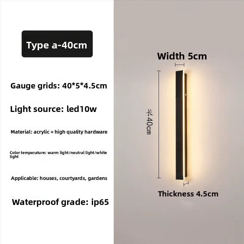 Waterproof Outdoor LED Wall Light for Exterior Illumination