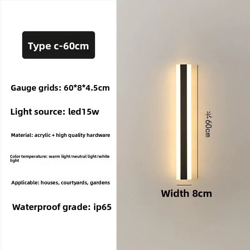 Waterproof Outdoor LED Wall Light for Exterior Illumination