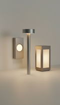 Brushed Metal Garden Stake Light