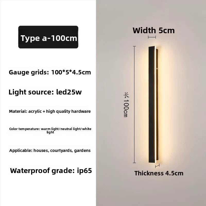 Waterproof Outdoor LED Wall Light for Exterior Illumination