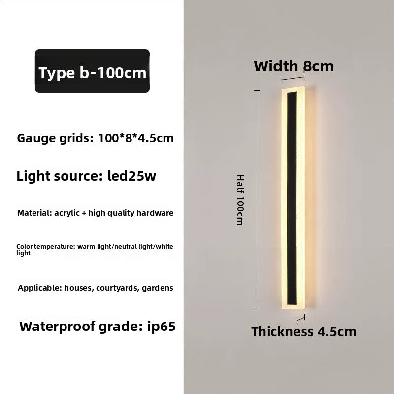 Waterproof Outdoor LED Wall Light for Exterior Illumination