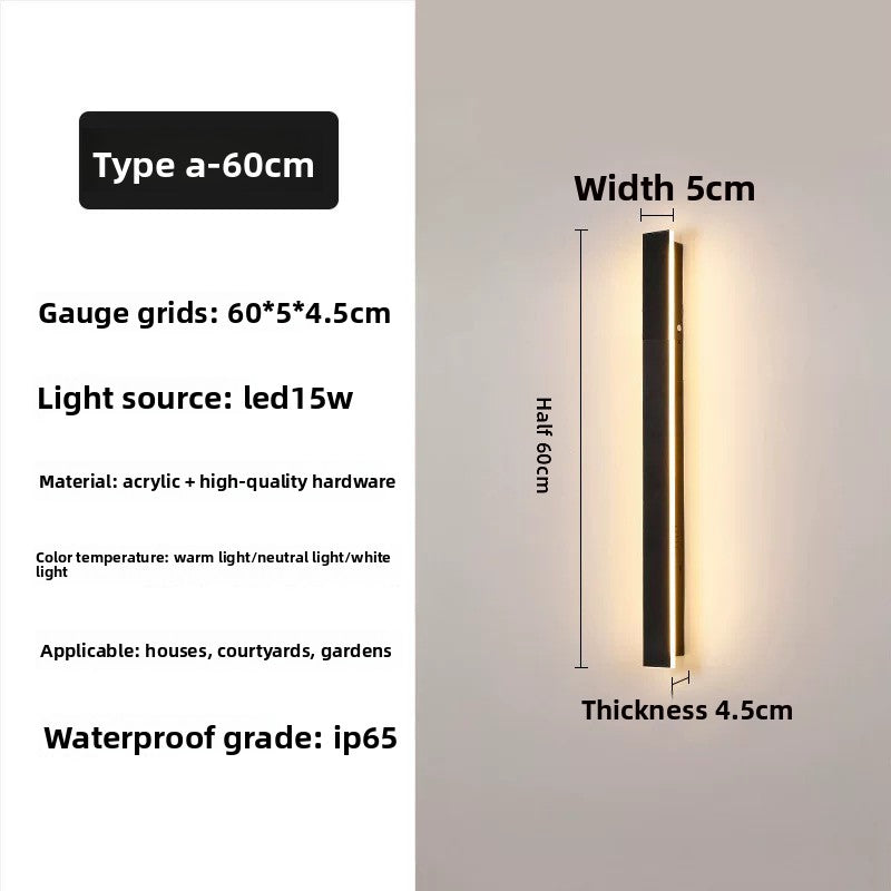 Waterproof Outdoor LED Wall Light for Exterior Illumination
