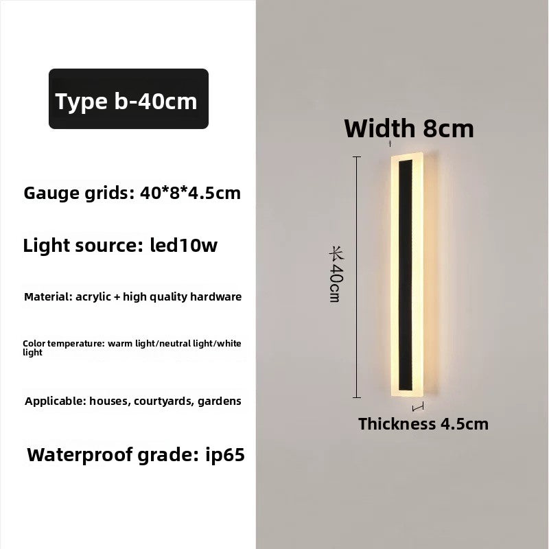 Waterproof Outdoor LED Wall Light for Exterior Illumination