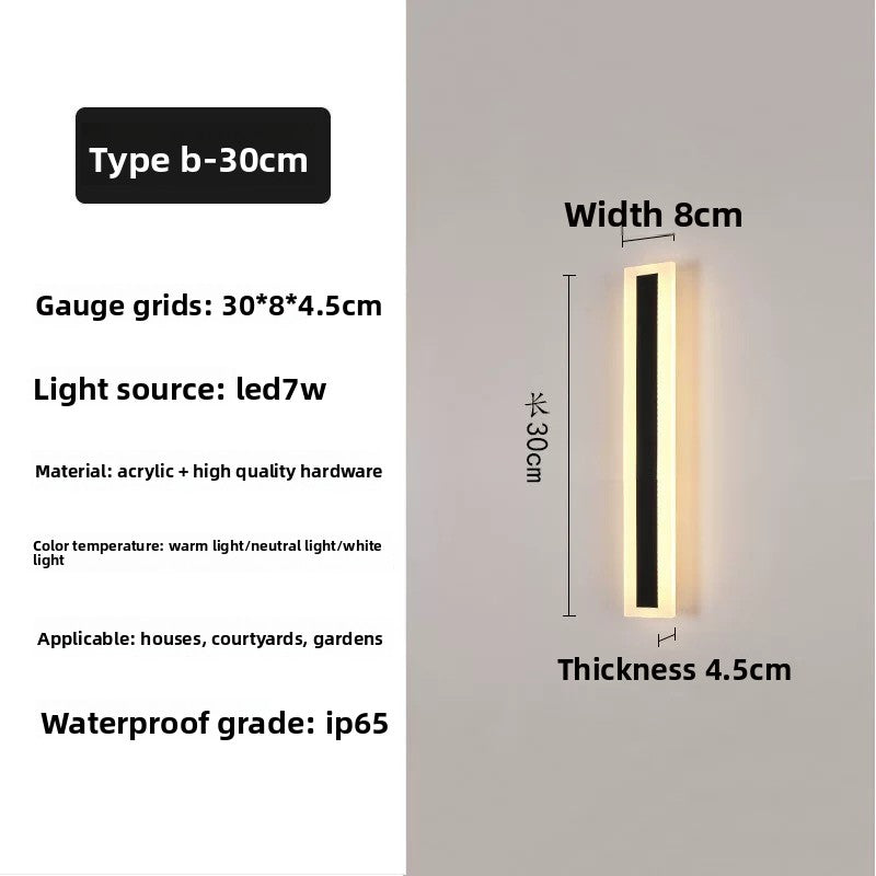 Waterproof Outdoor LED Wall Light for Exterior Illumination